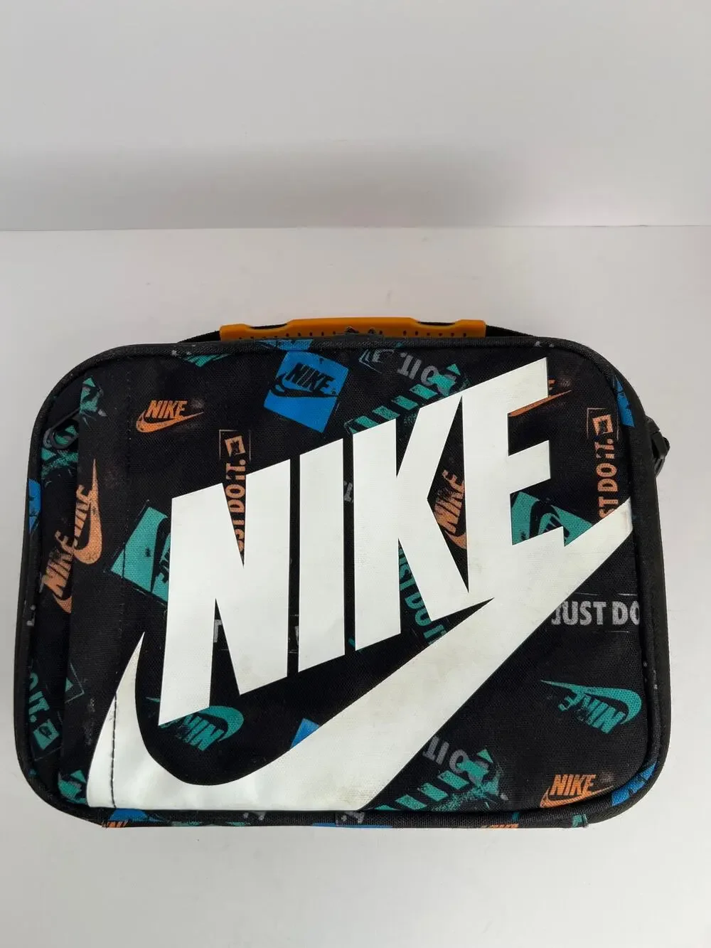 Nike Futura Fuel Pack Insulated Hard Shell Lunch Bag Box Black Graphic Print O/S